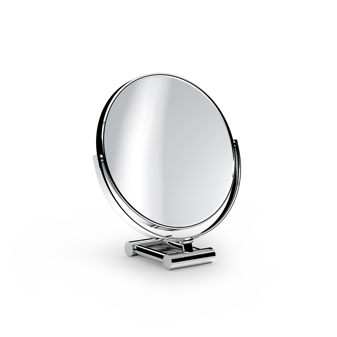 Magnified Travel Mirror- Chrome