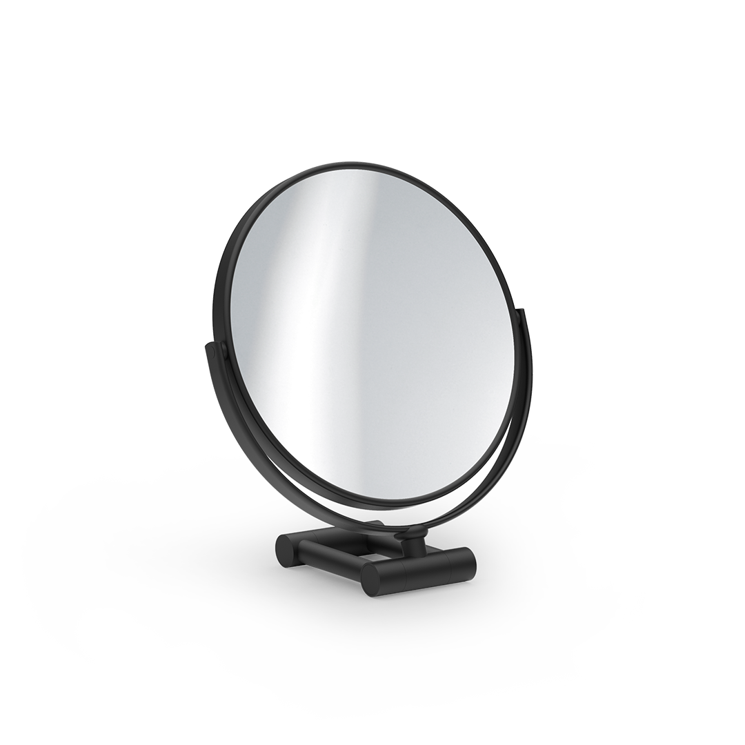 Magnified Travel Mirror- Black