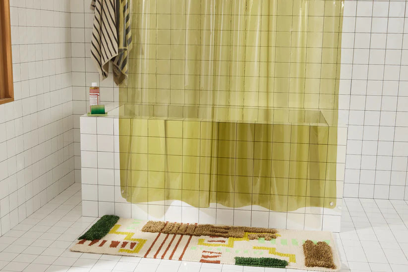 Sun Shower Curtain- Olive