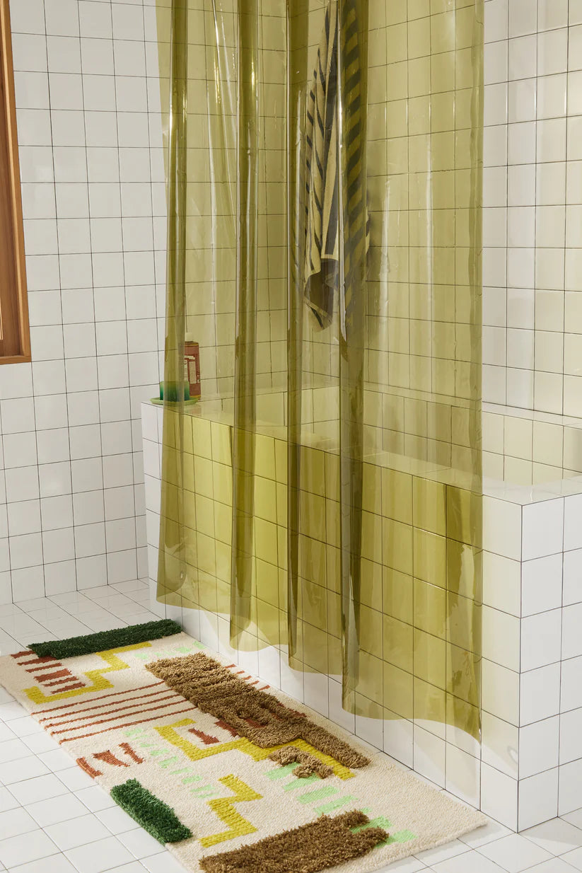 Sun Shower Curtain- Olive