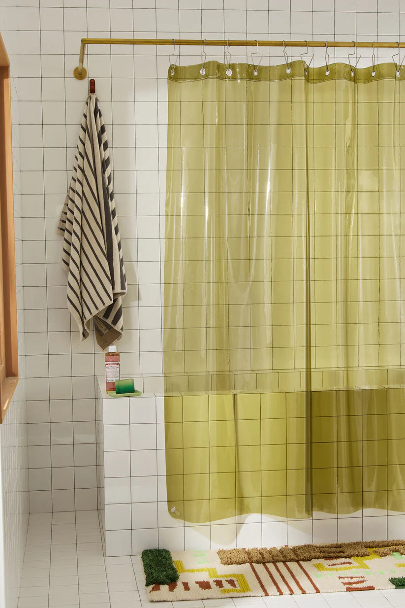 Sun Shower Curtain- Olive