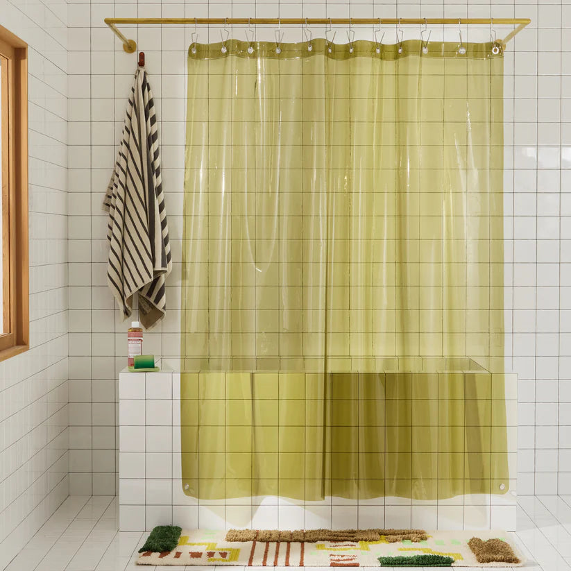 Sun Shower Curtain- Olive