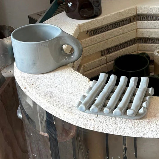 Grid Soap Dish- Steel