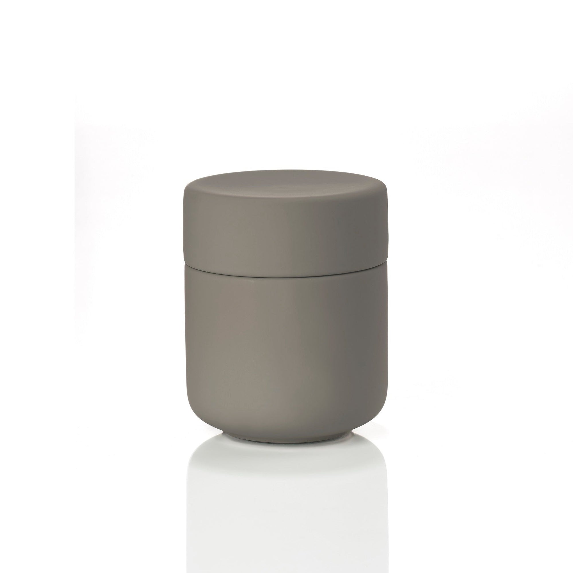 Ume Jar with Lid- Taupe