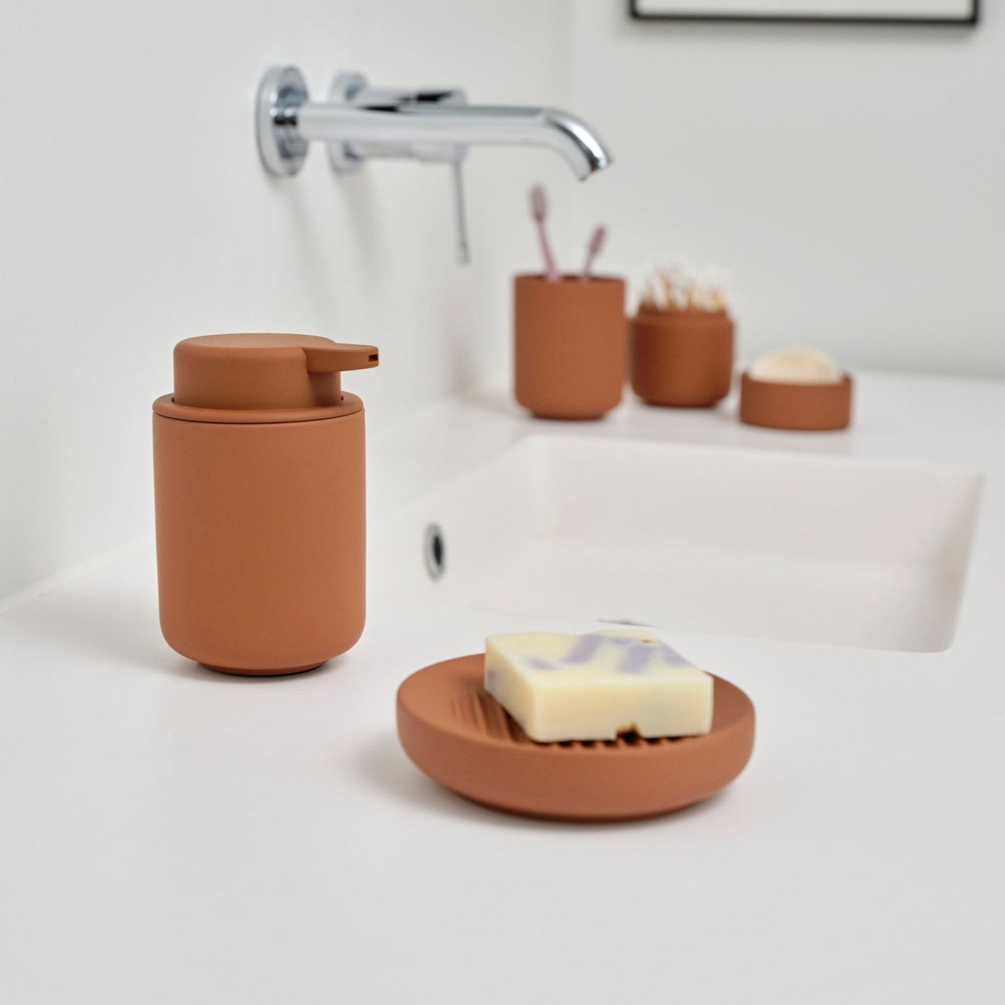 Ume Soap Dish- Terracotta