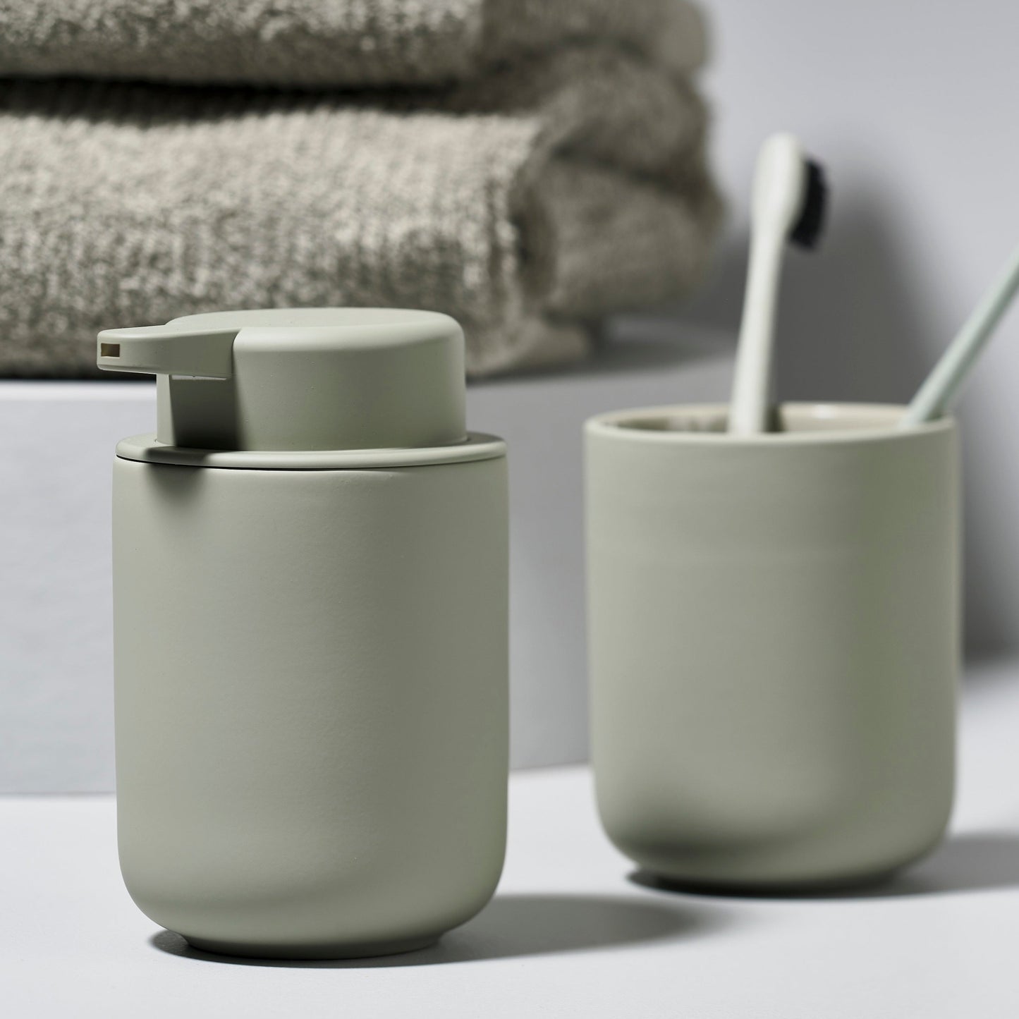 Ume Soap Dispenser- Eucalyptus Green