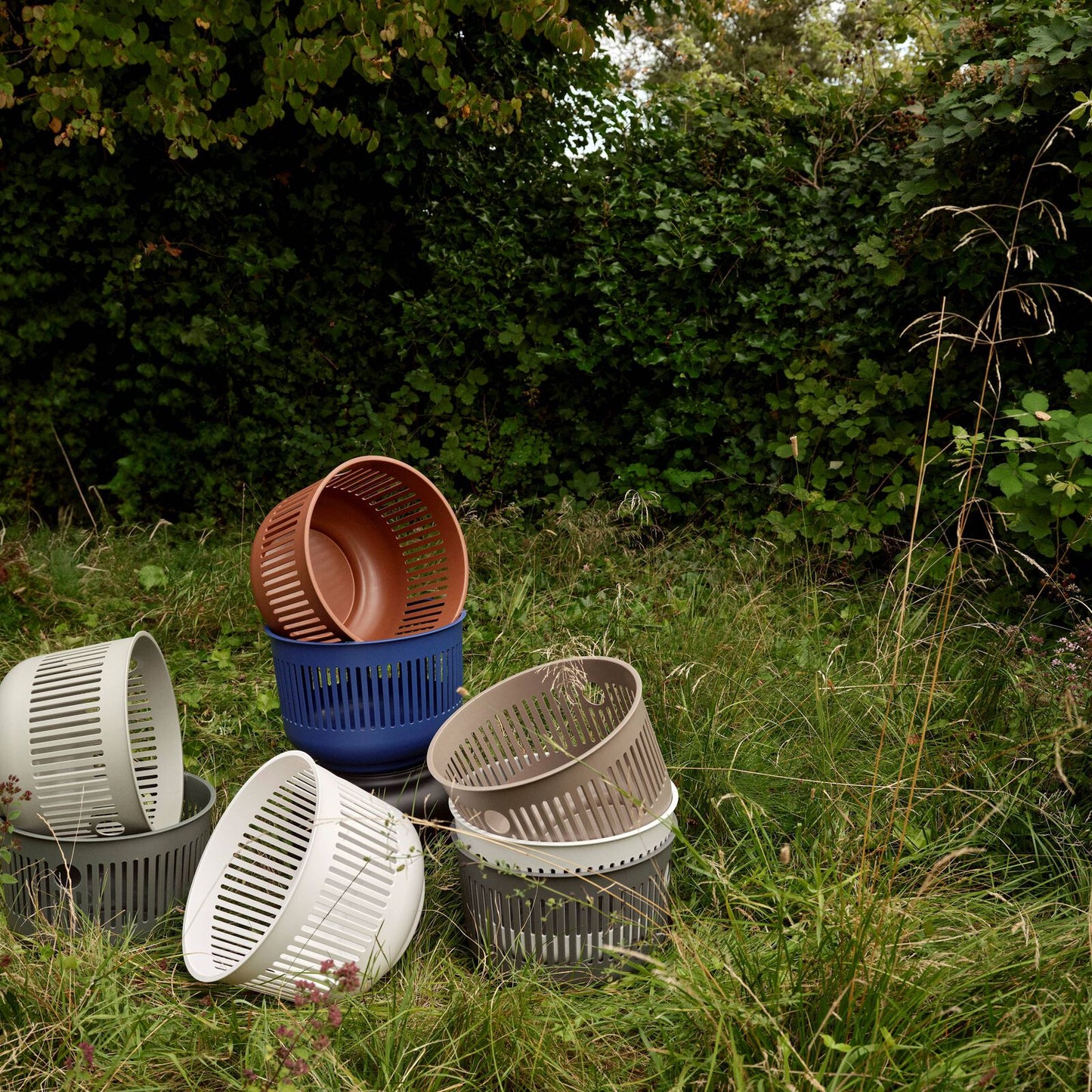 Ume Laundry Basket, Small- Soft Grey