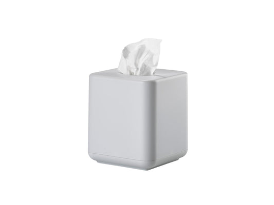 Ume Tissue Box, Square- Soft Grey