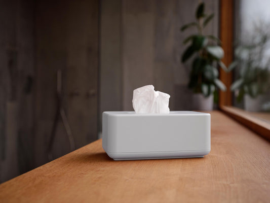 Ume Tissue Box- Soft Grey