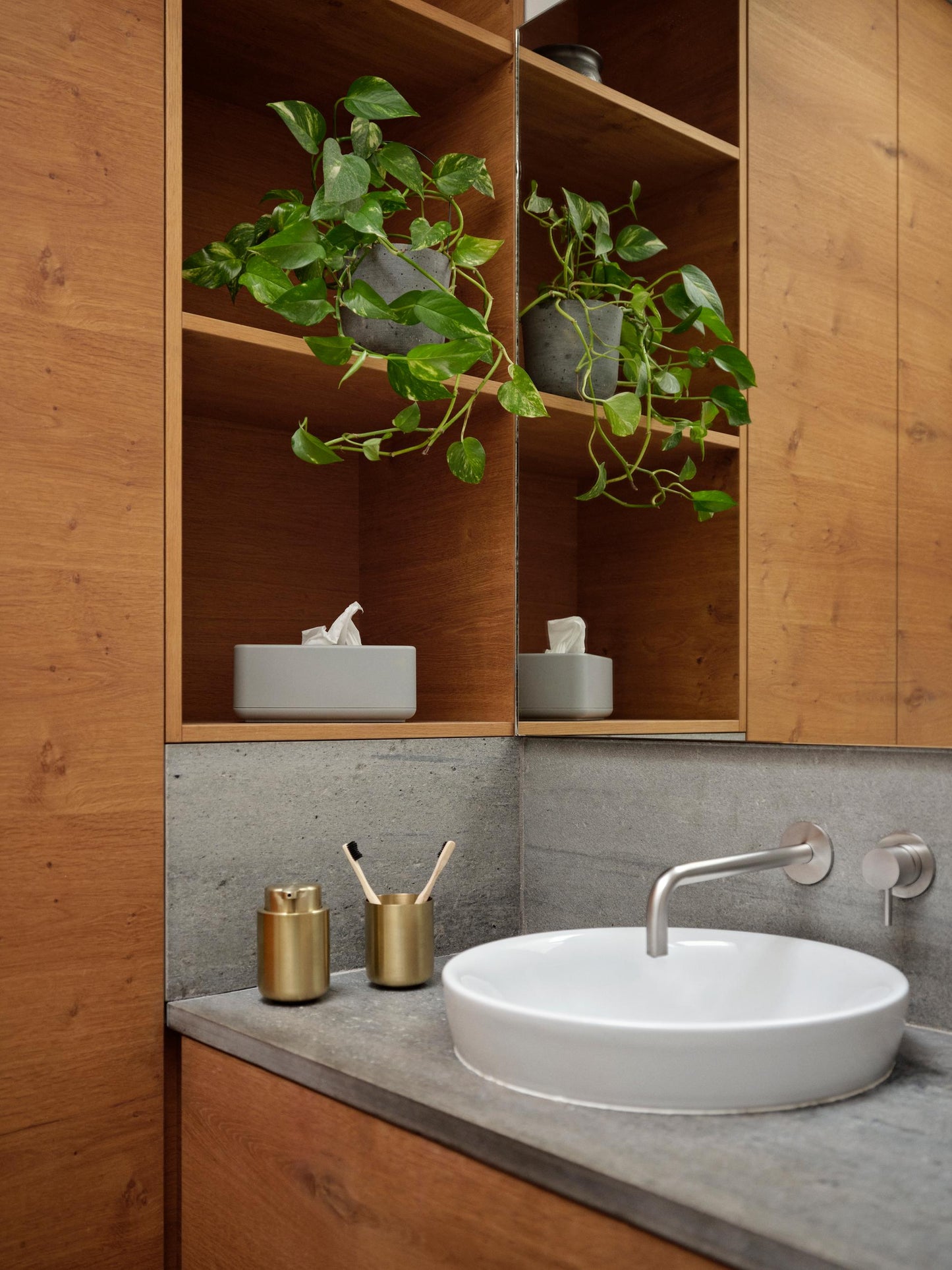 Ume Soap Dispenser- Brass