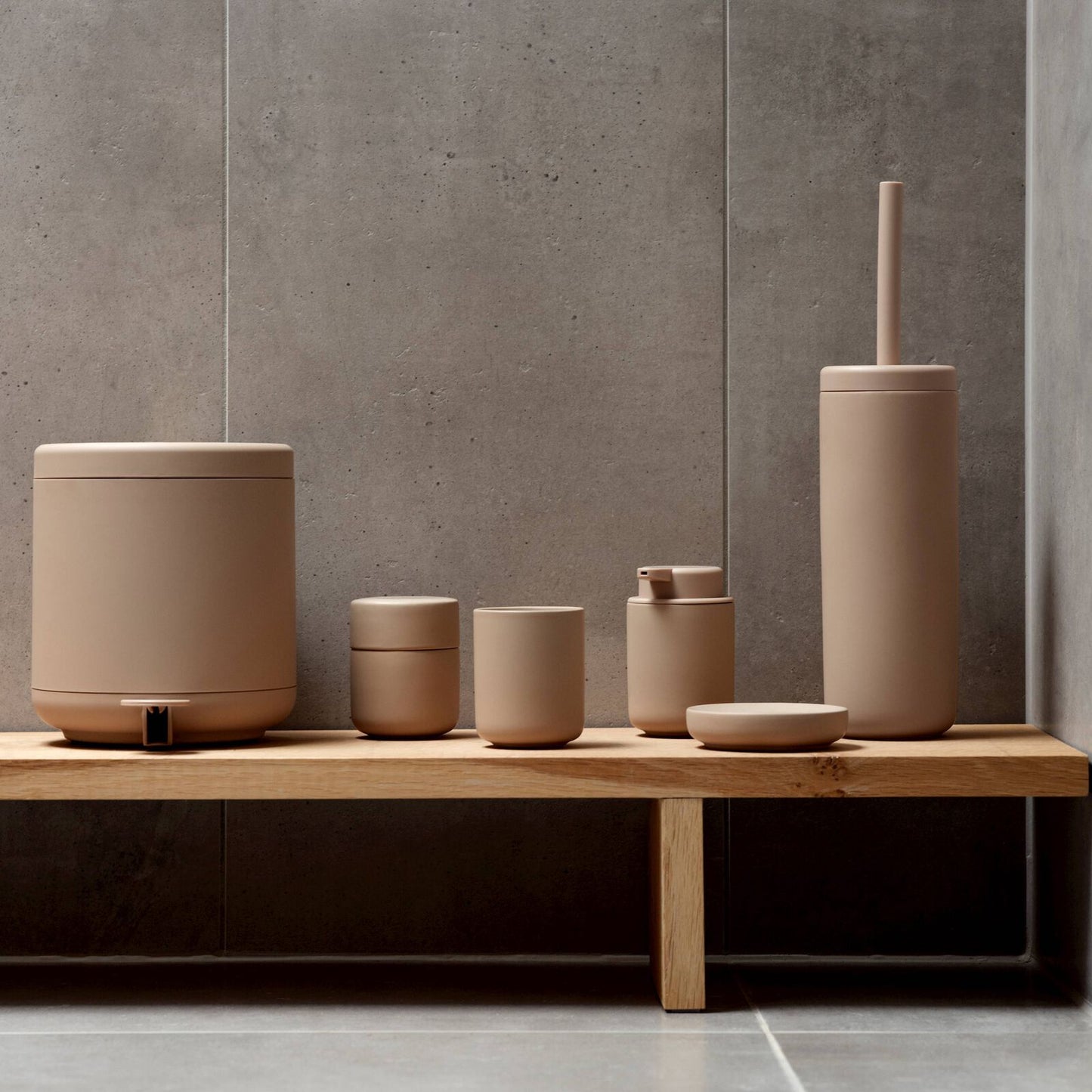 Ume Jar with Lid- Camel