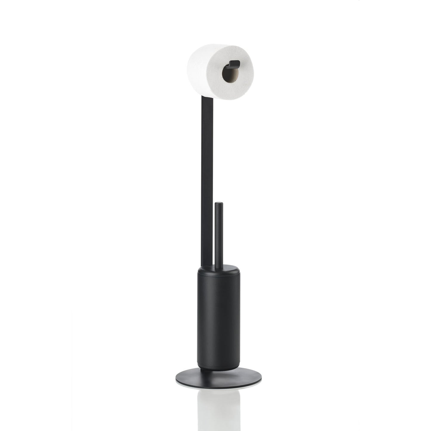 Rim Toilet Butler w. Brush- Black