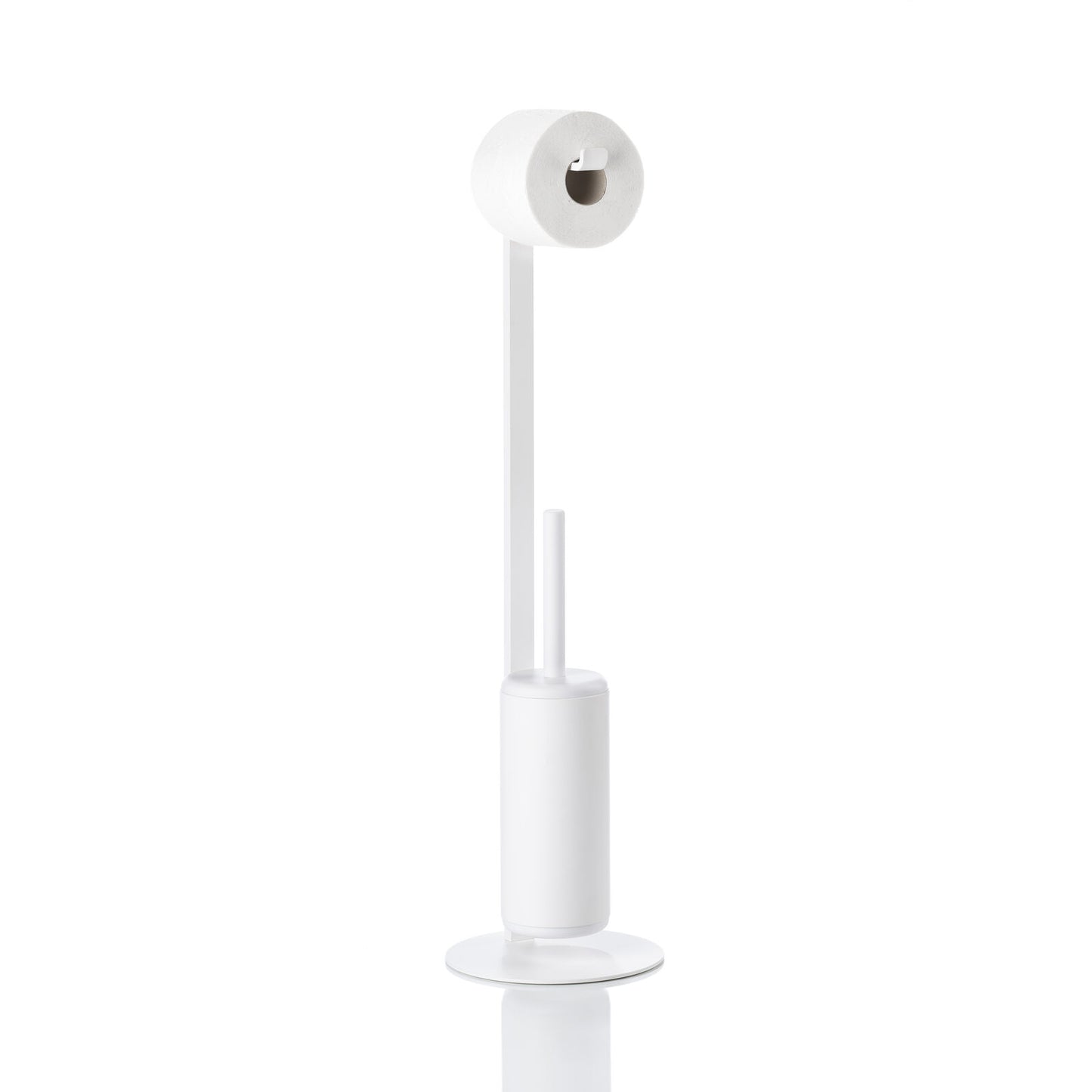 Rim Toilet Butler w. Brush- White