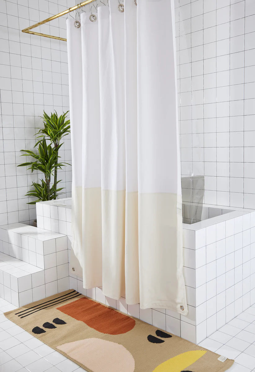 Orient Shower Curtain- Sand