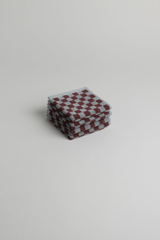 Quill Facecloth- Cement & Rhus