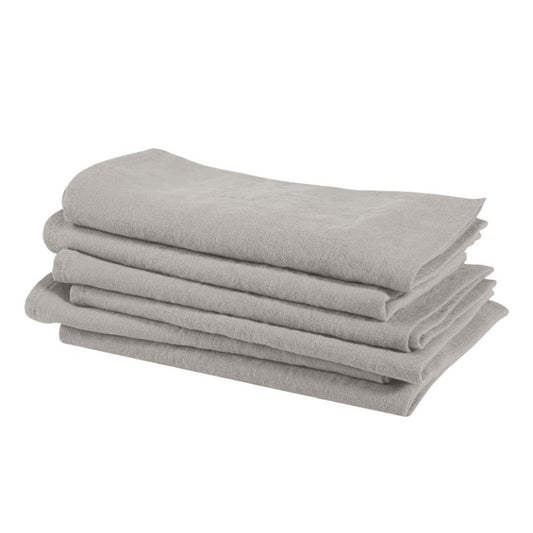 Waffle Face Cloth- Cloud Grey