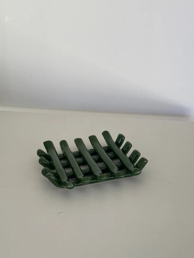Grid Soap Dish- Forest