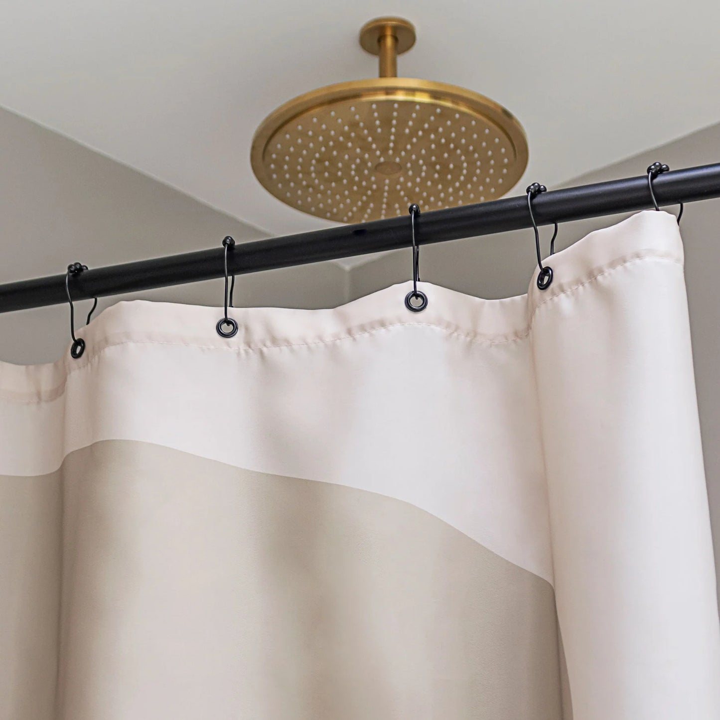 Aqua Shower Curtain Hooks- Back