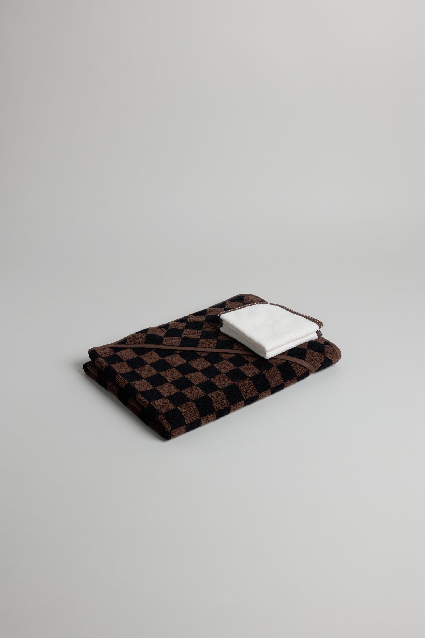 Brunner Baby Towelling Set- Tabac & Noir