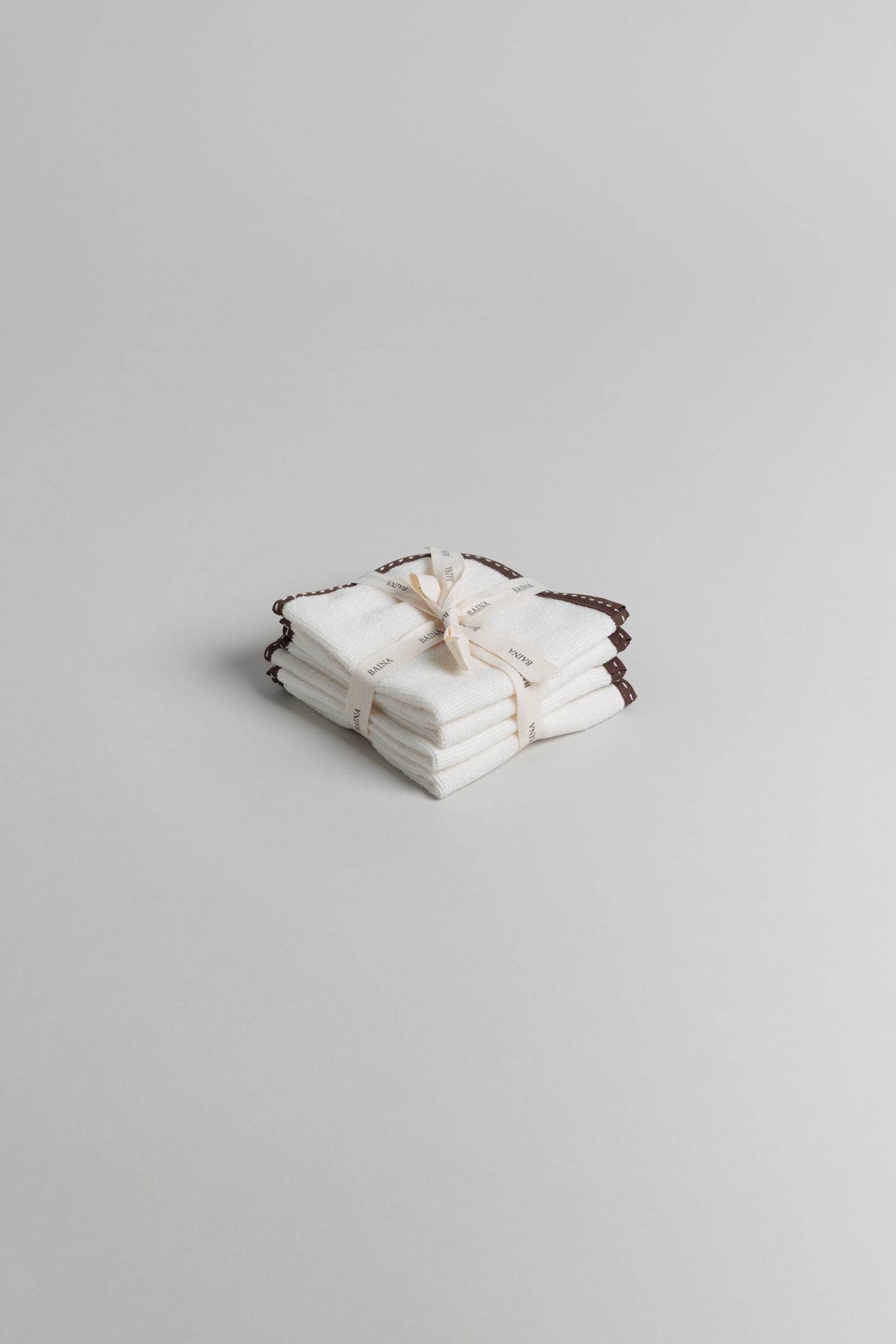 Oberon Baby Wash Cloth- Ivory
