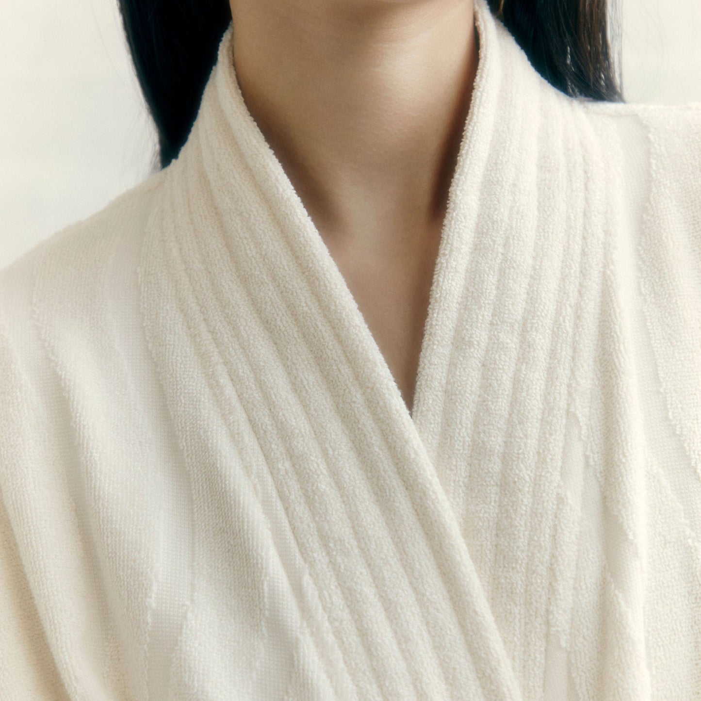 Sulis bath robe- Ivory