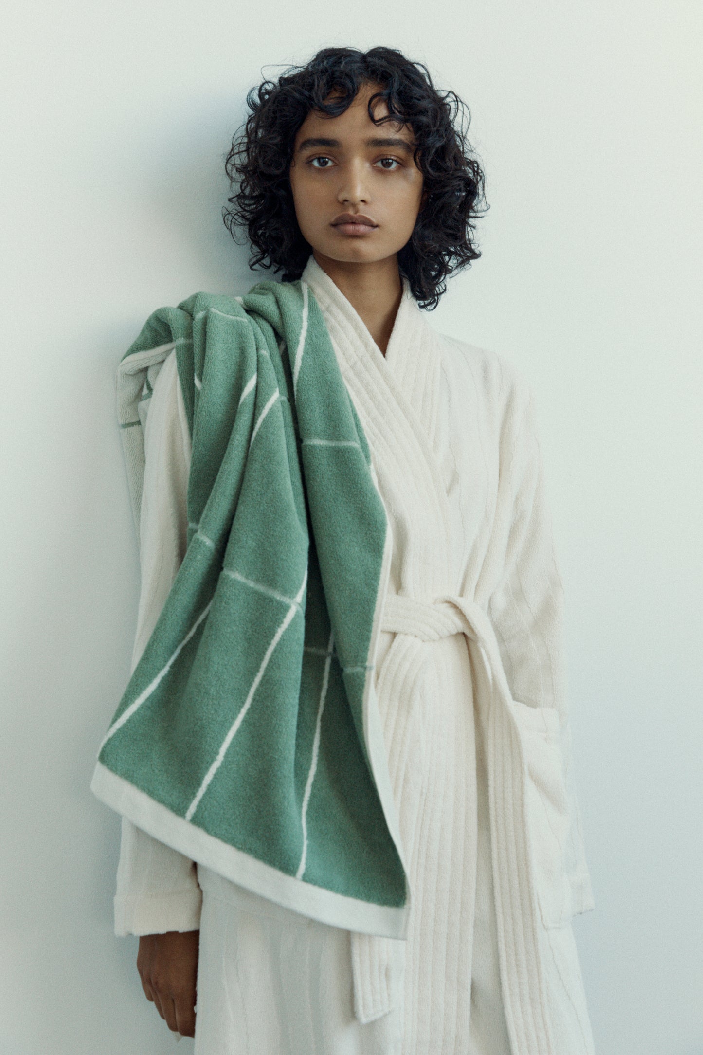 Sulis bath robe- Ivory