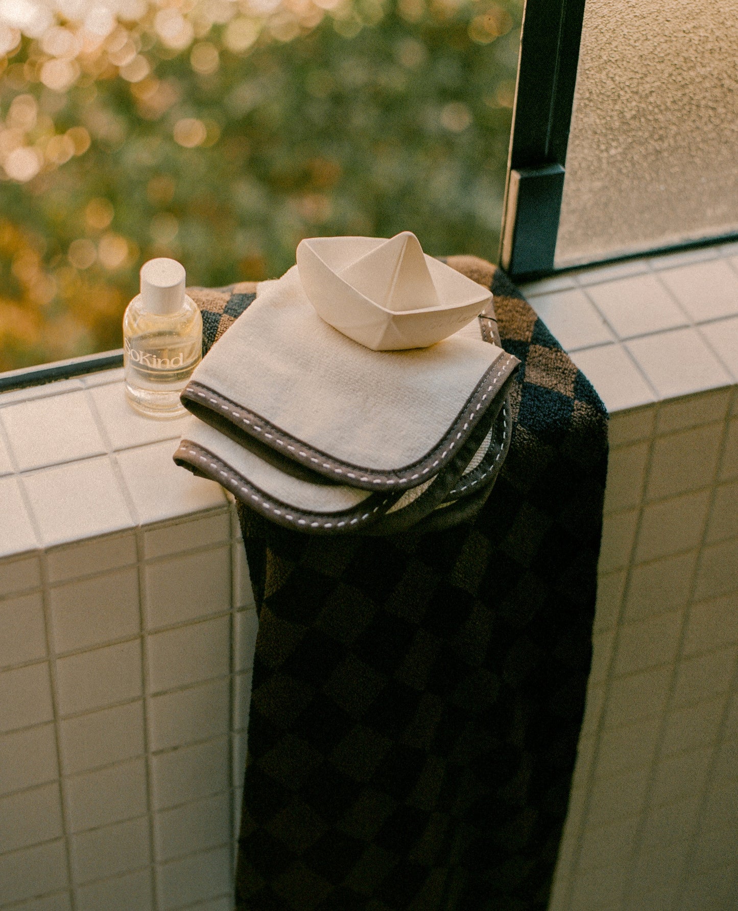 Brunner Baby Towelling Set- Tabac & Noir