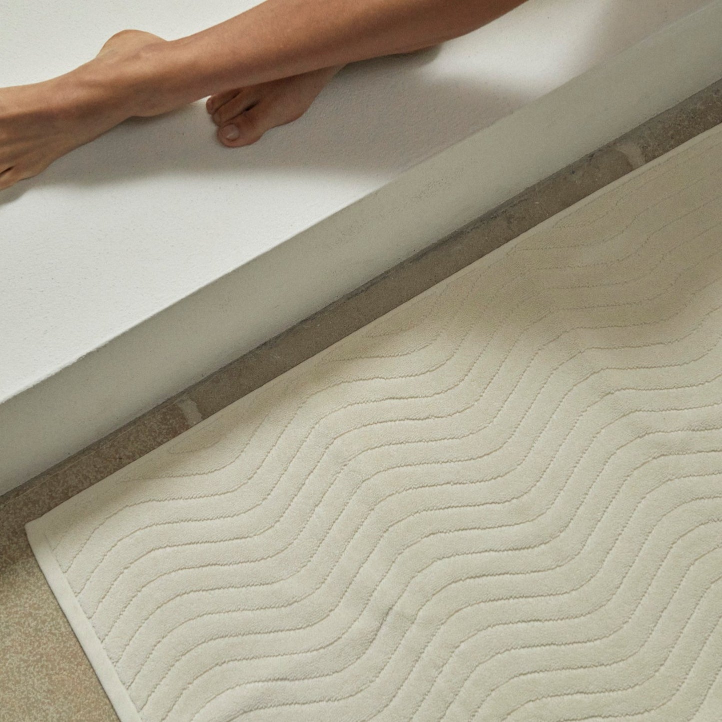 Eyre Bath Mat- Ivory