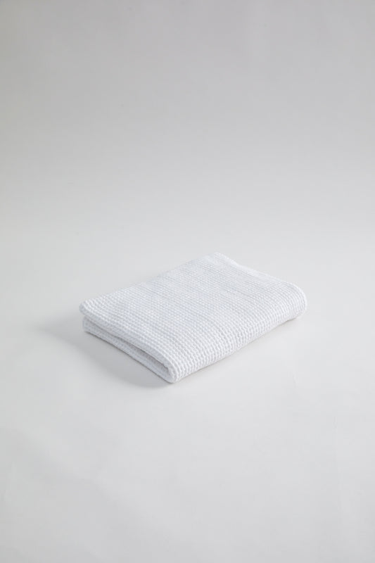 Waffle XL Bath Mat- Optic White