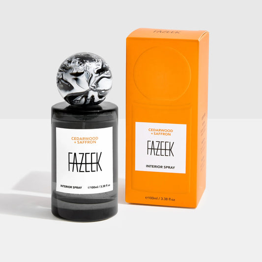 Interior Spray- Cedarwood + Saffron