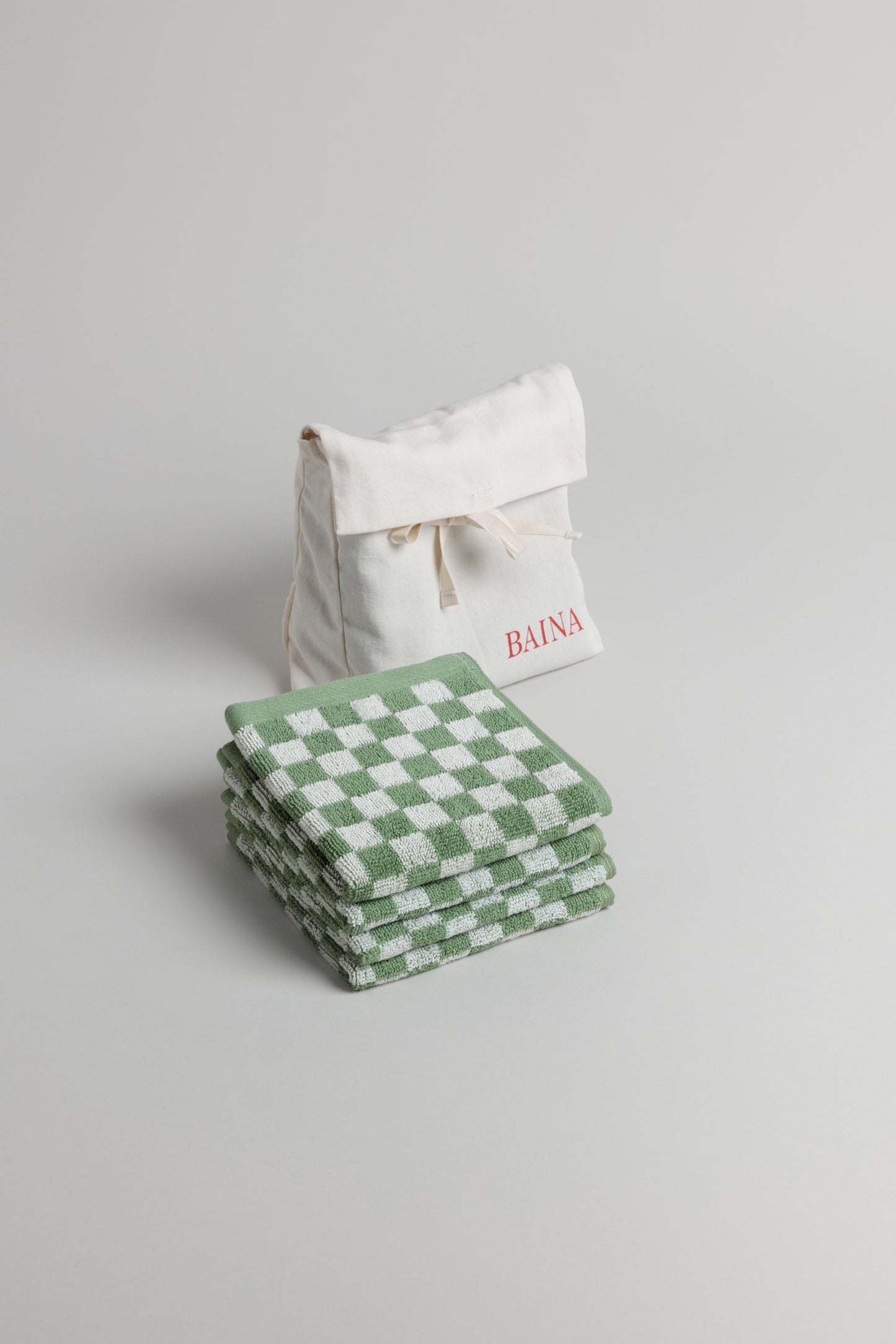 Face Cloth Gift Set 01- Sage & Chalk