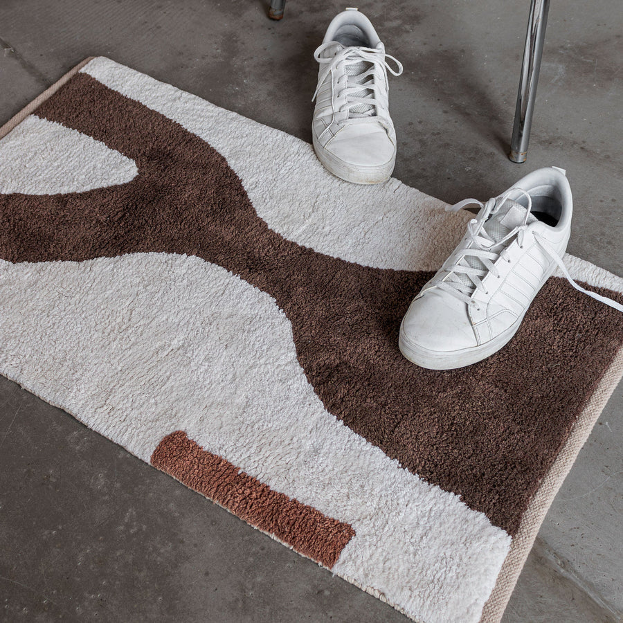 Figura Rug, Small- Brown