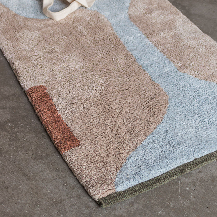 Figura Rug, Medium- Light Blue