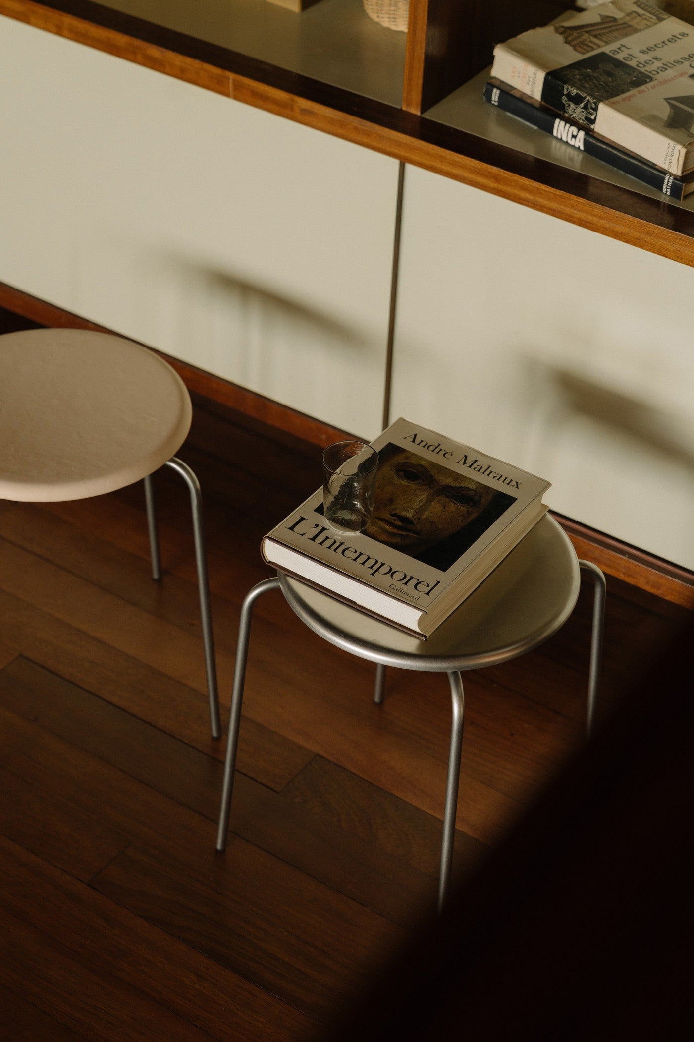 Petit Rond Stool- Stainless Steel