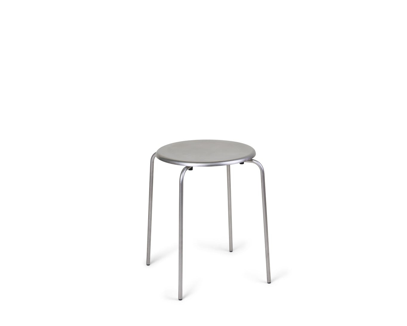 Petit Rond Stool- Stainless Steel