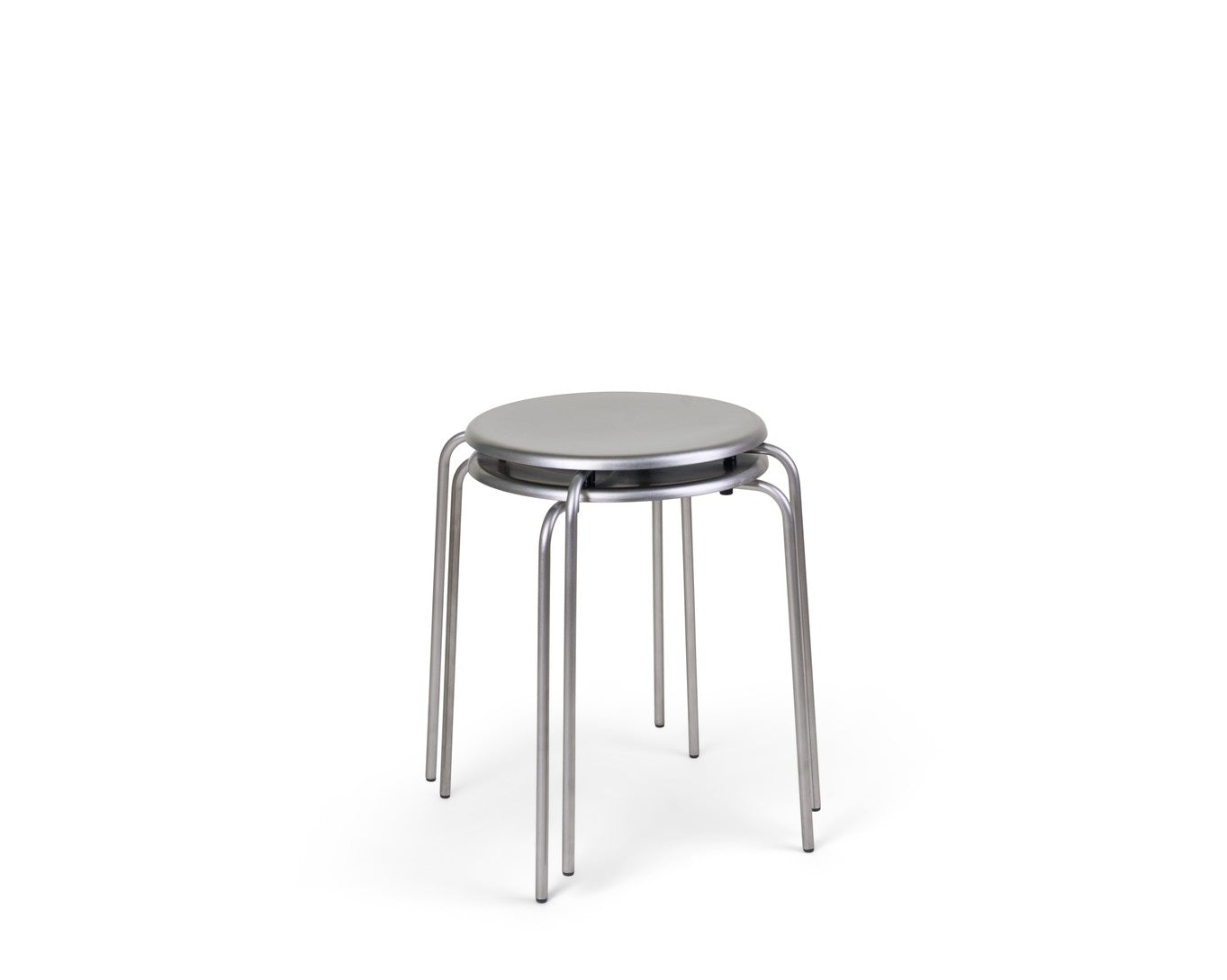 Petit Rond Stool- Stainless Steel