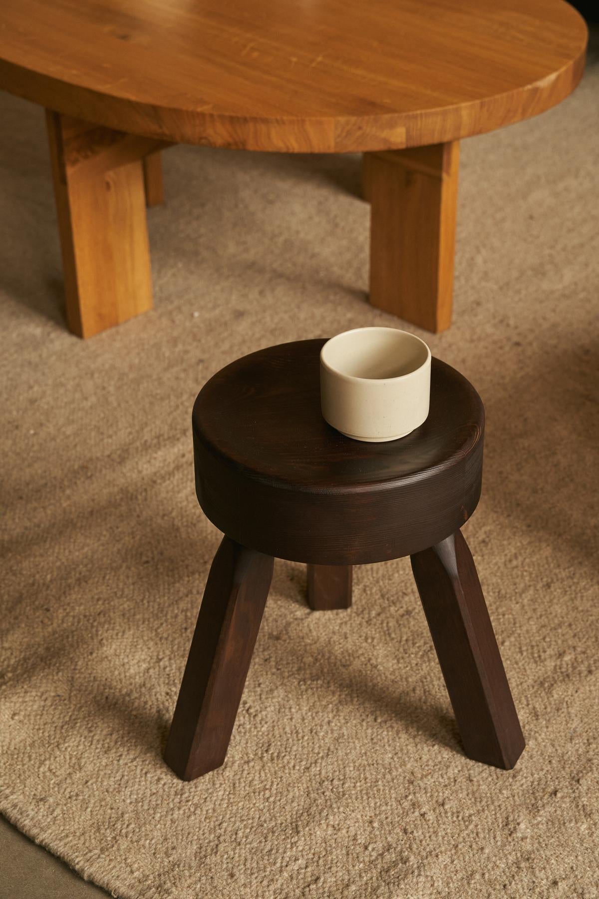AML Stool- Dark Pine