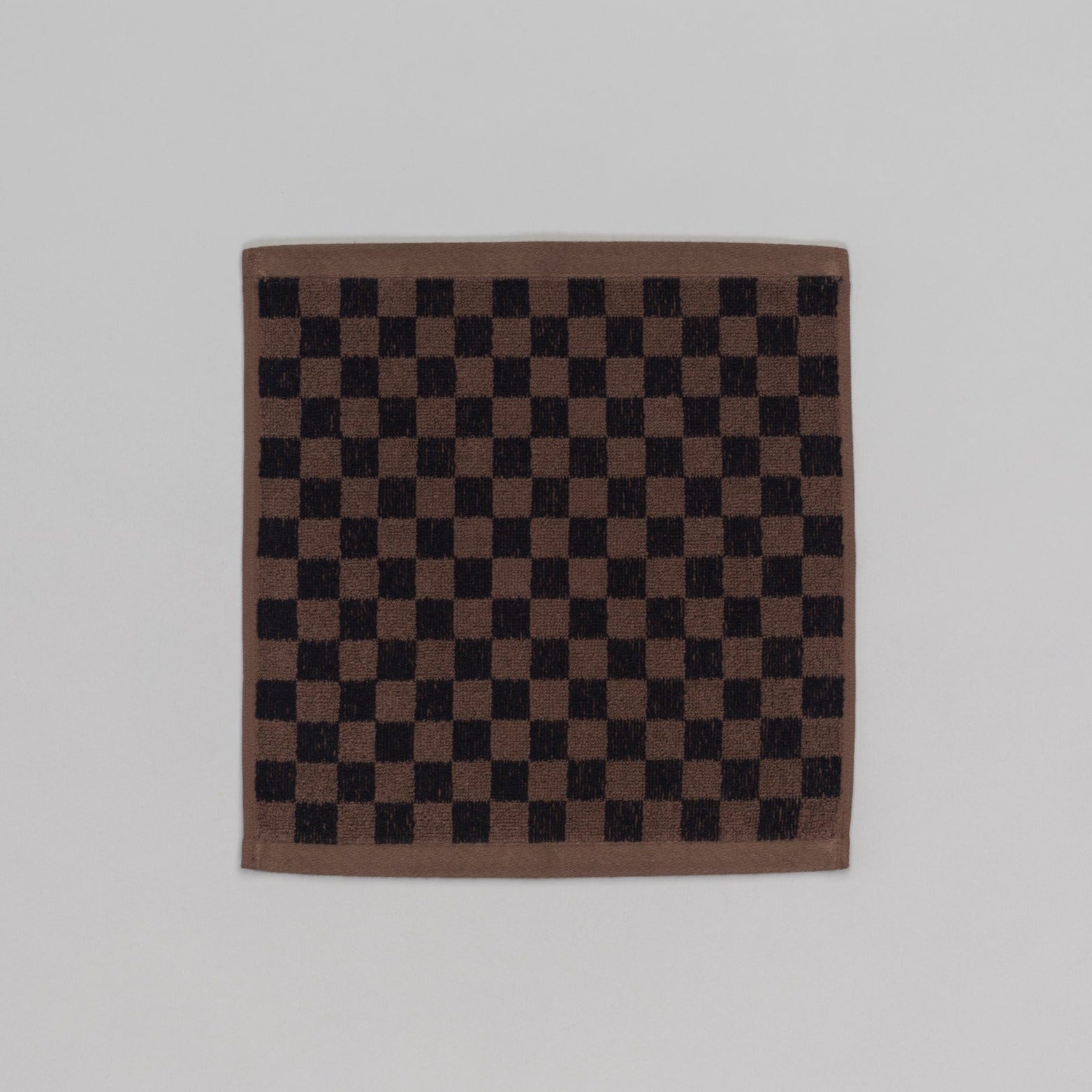 Quill Facecloth- Tabac & Noir