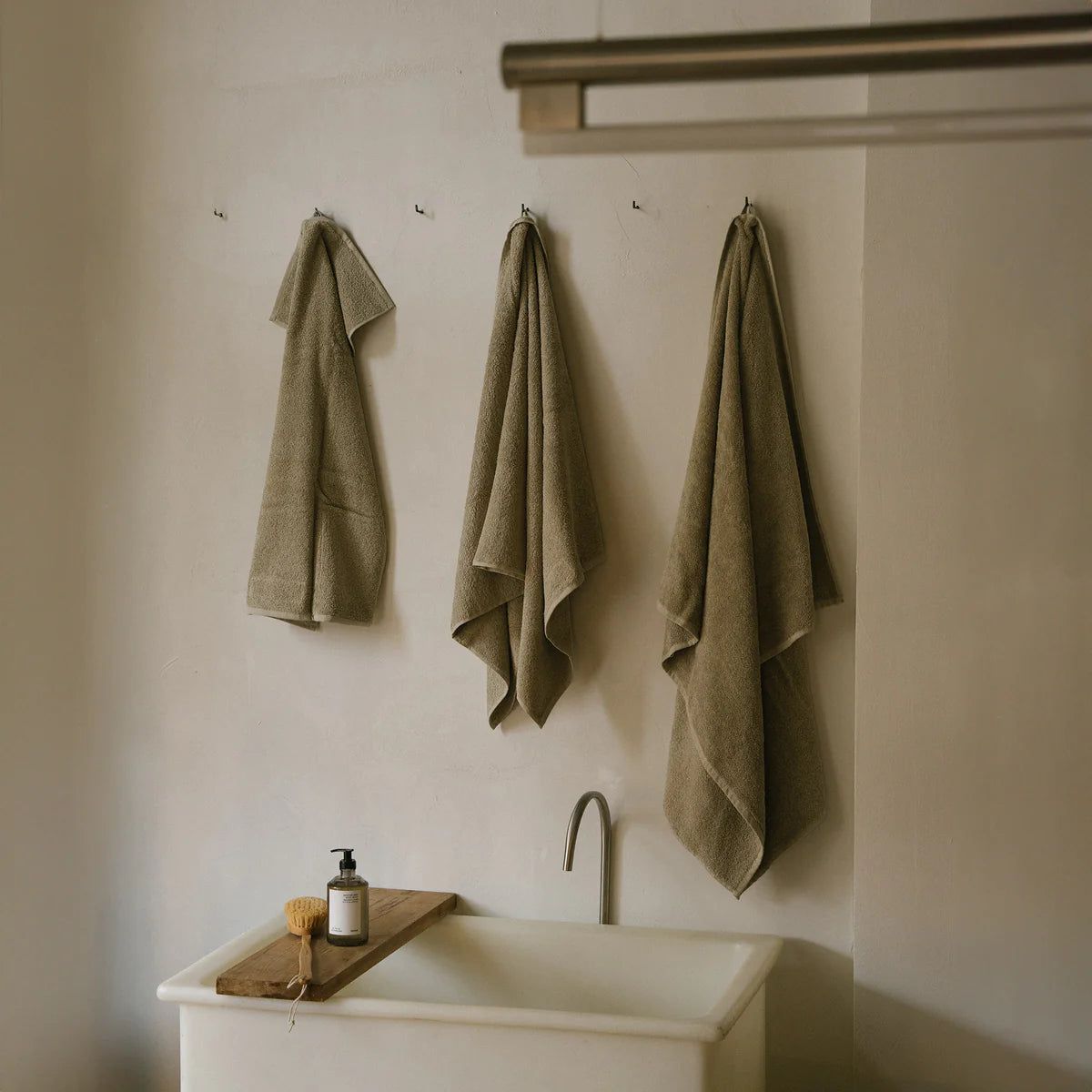 Heavy Bath Towel- Sage Green