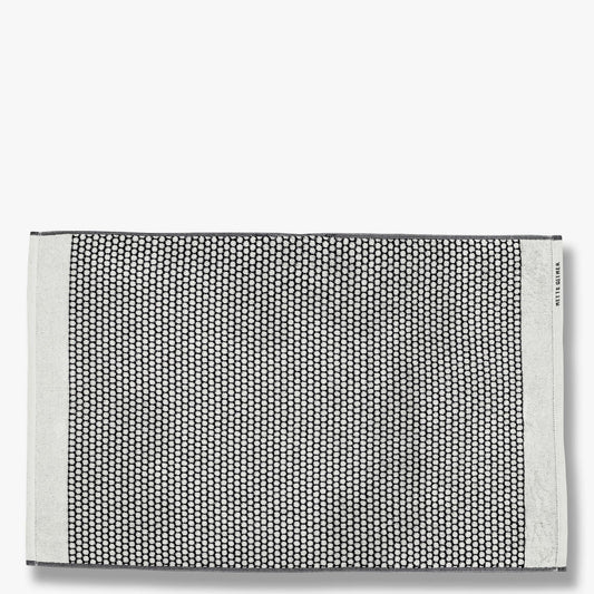 GRID Bath Mat- Black/Off-White