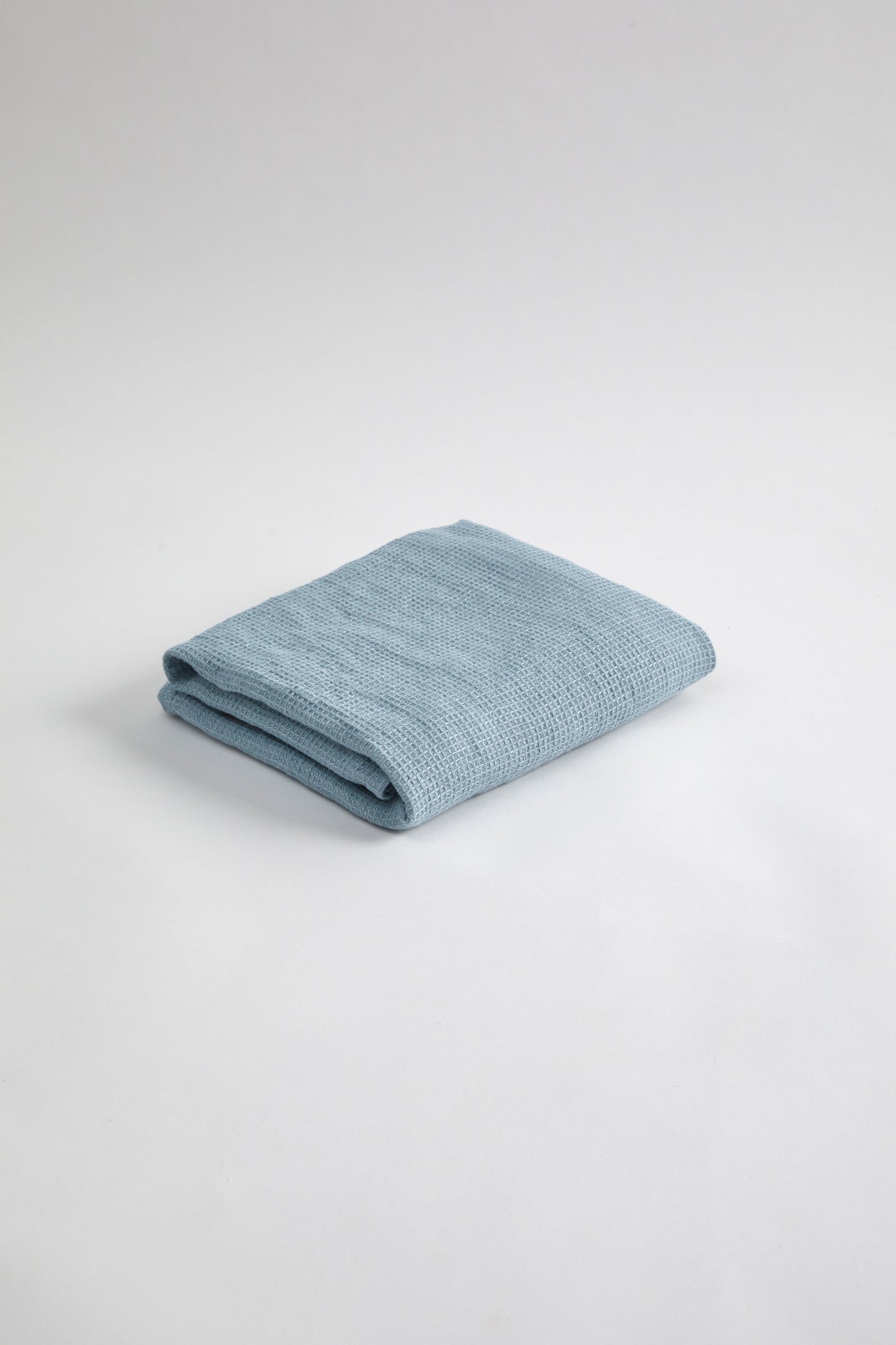 Waffle Hand Towel- Scandinavian Blue