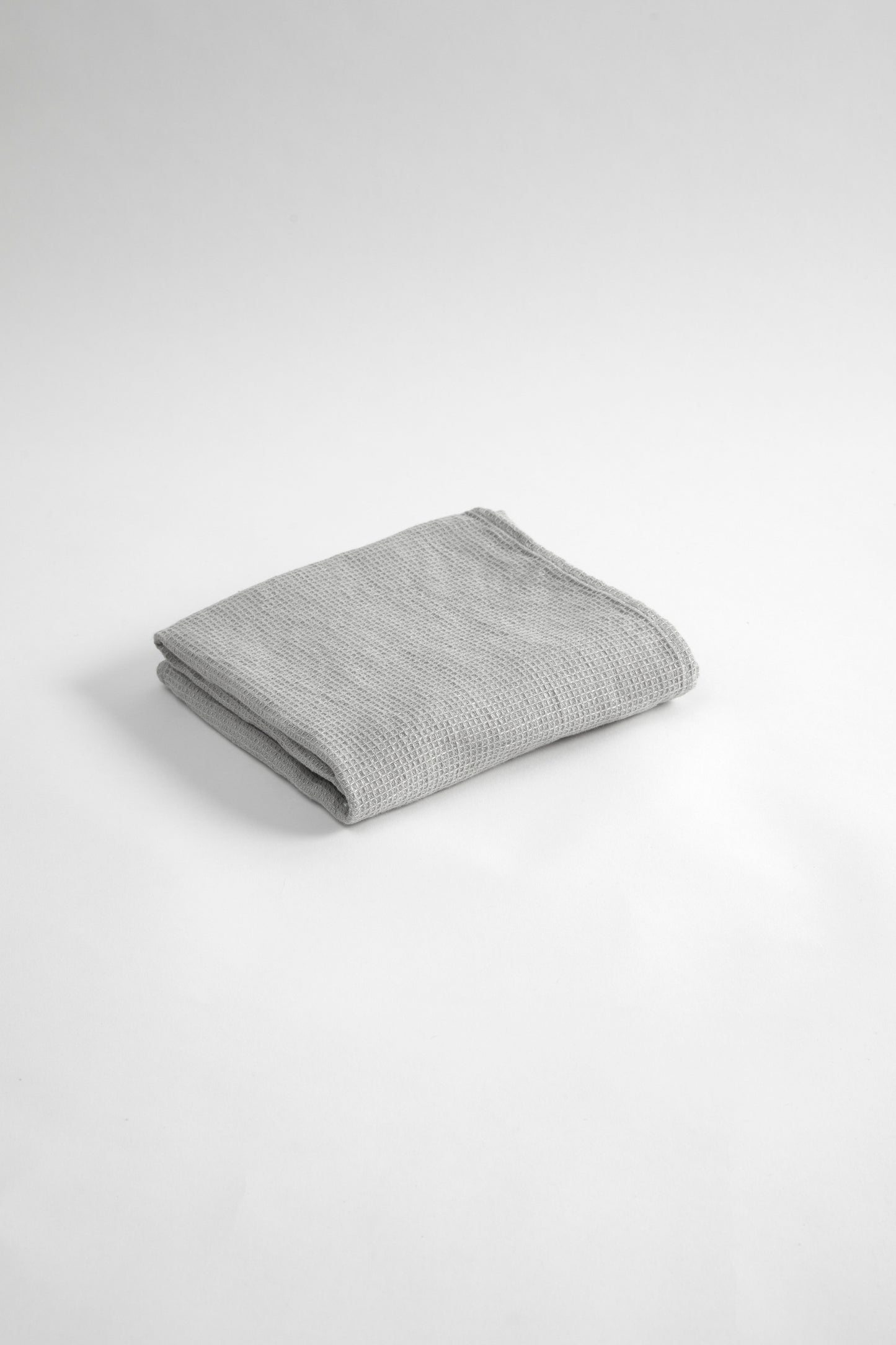 Waffle Hand Towel- Cloud Grey