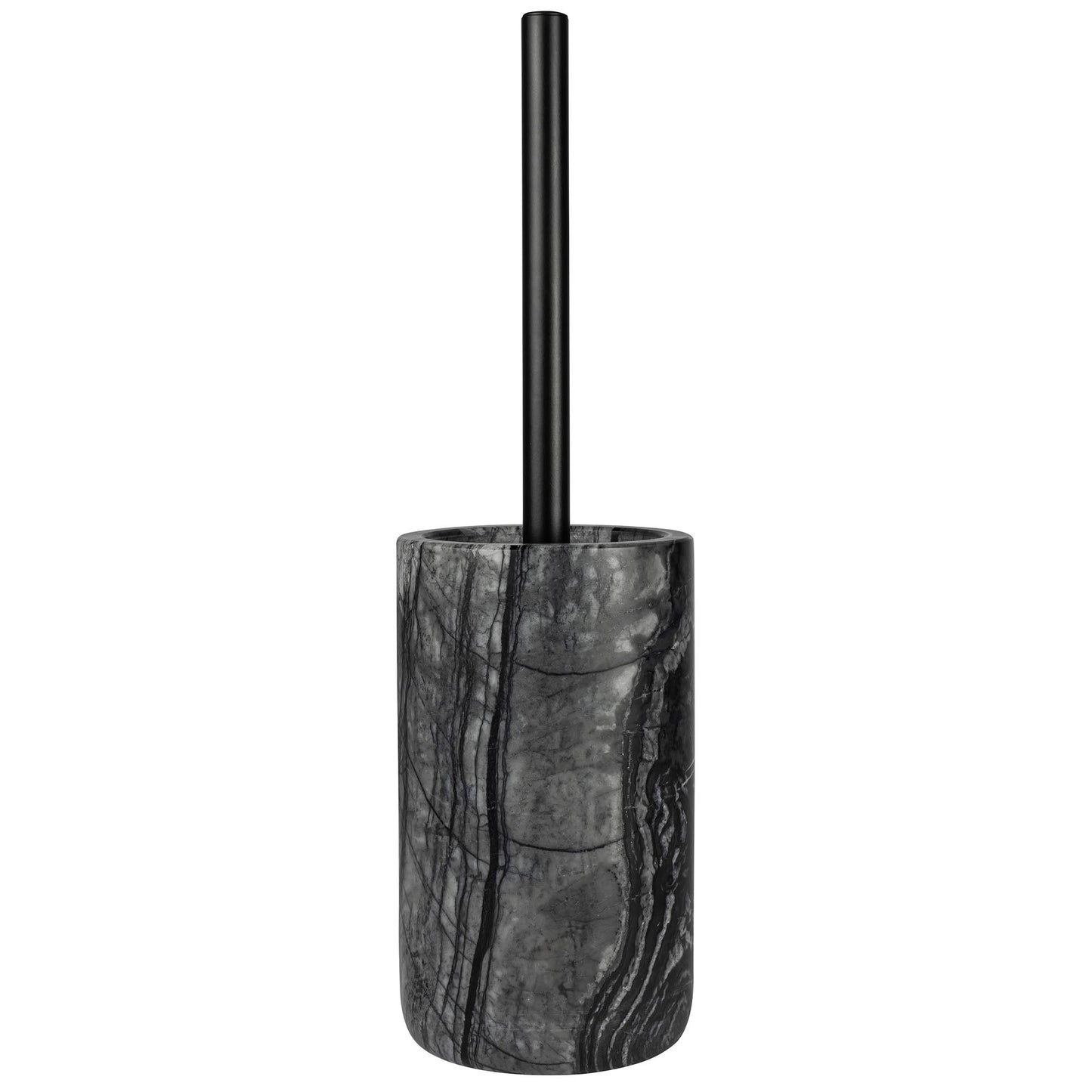 Marble Toilet Brush- Black/Grey