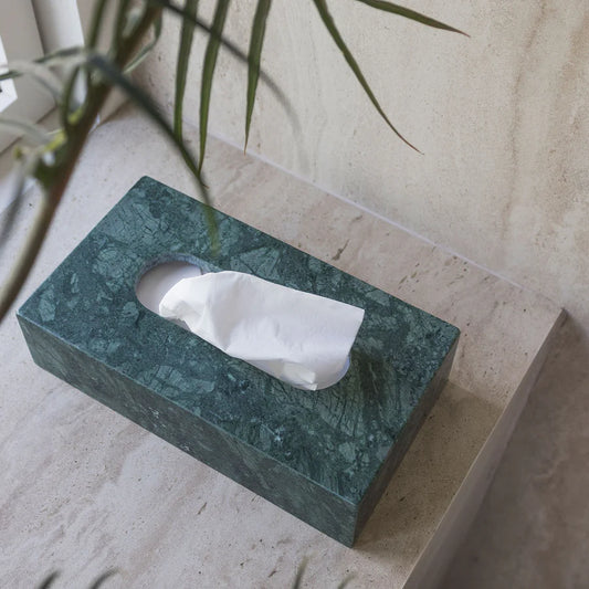 Marble tissue cover- Dark Forest