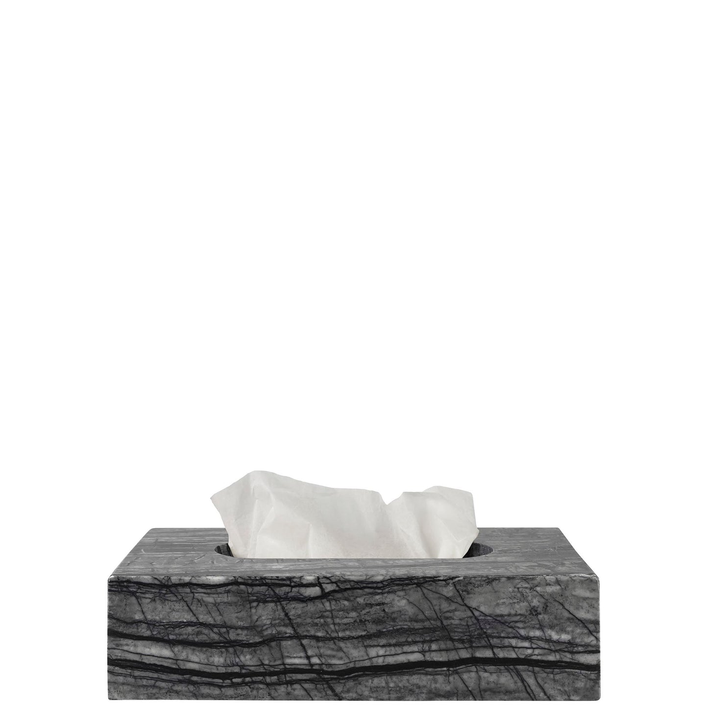 Marble tissue cover- Black/Grey