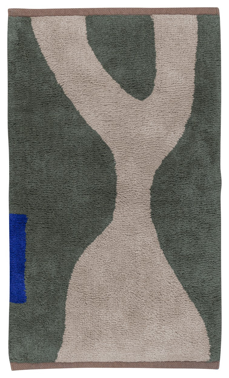 Figura Rug, Small- Dark Olive