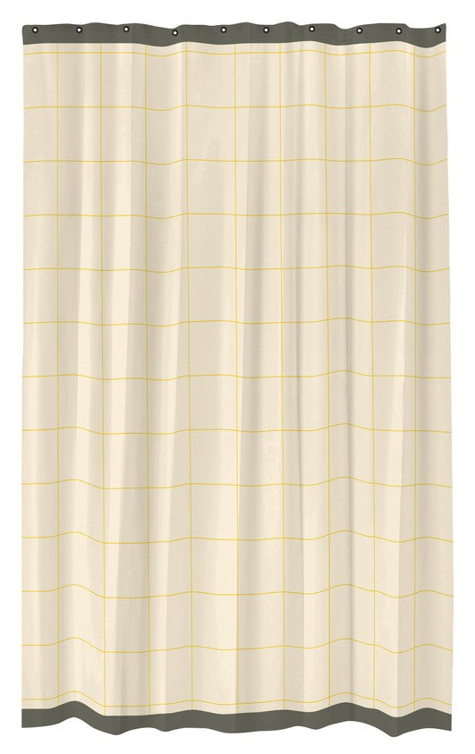 Mesh Shower Curtain- Yellow