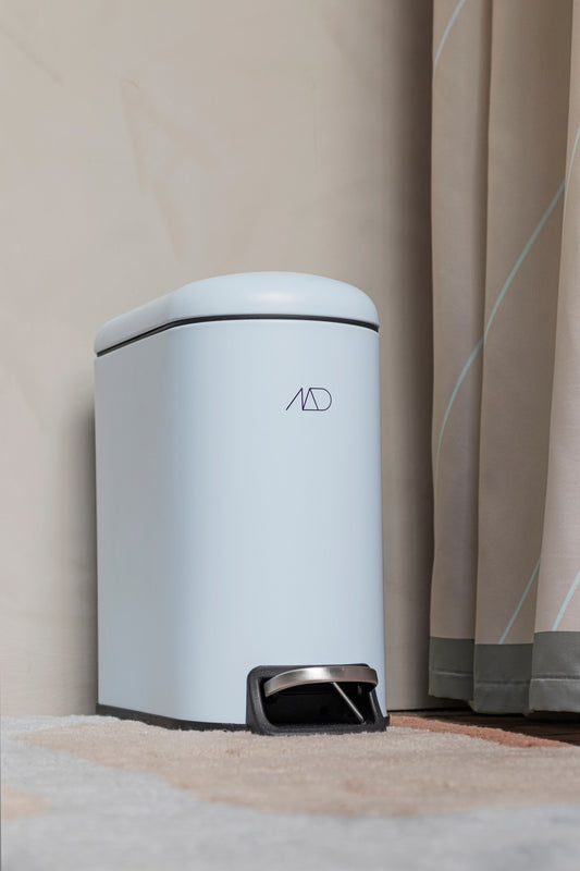 MINI-WALTHER Pedal Bin- Light Blue