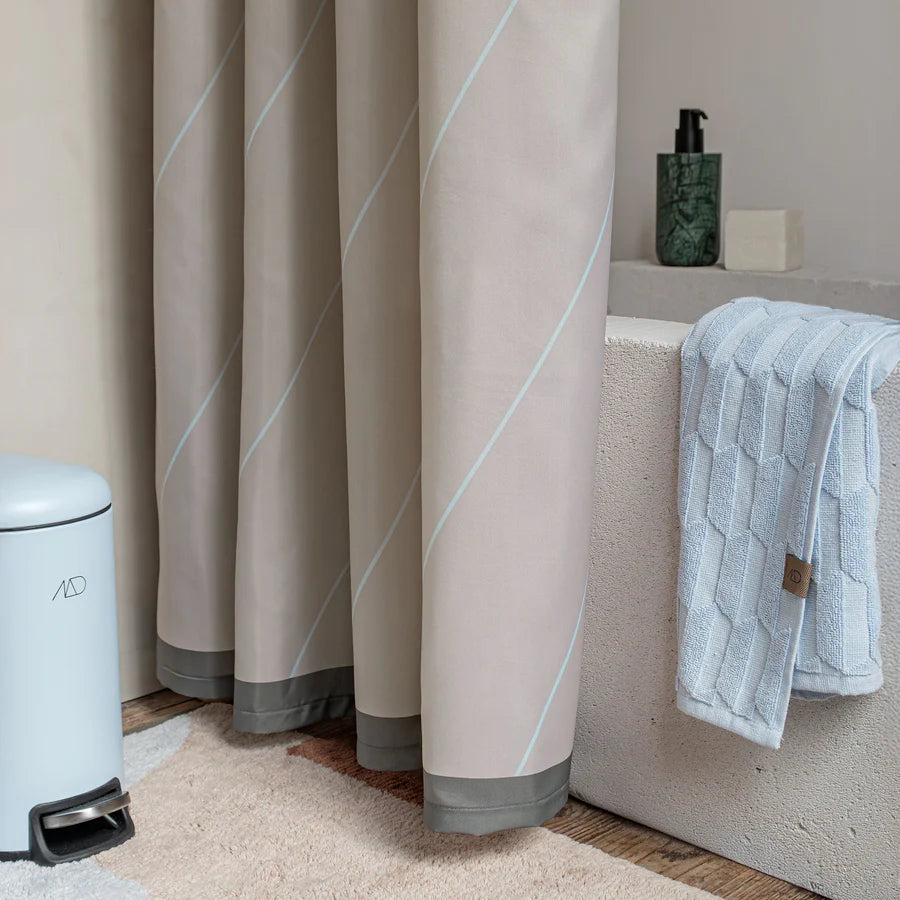 Subtle Shower Curtain- Mint