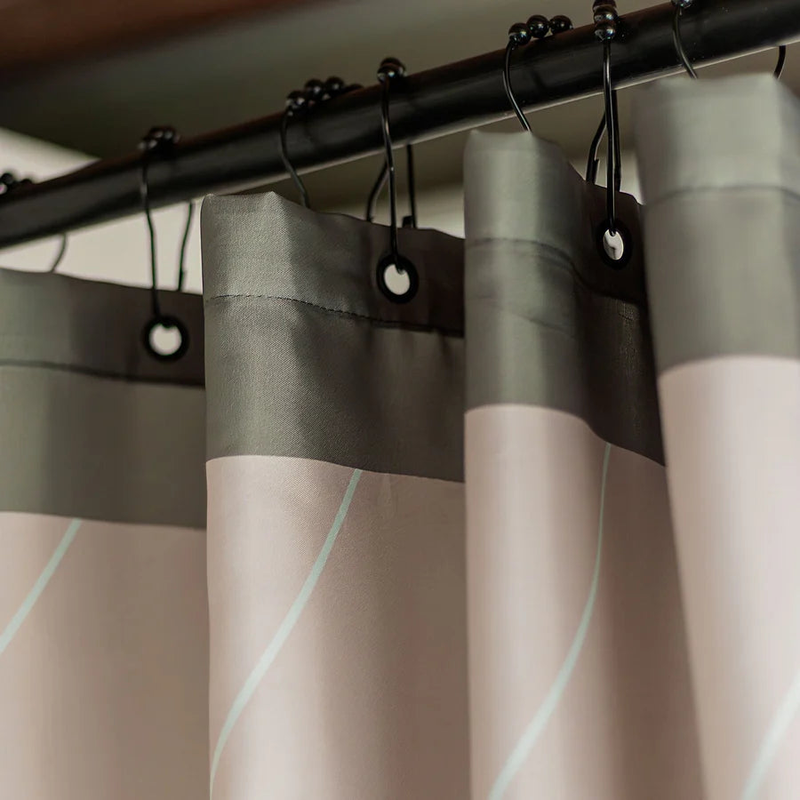 Subtle Shower Curtain- Mint